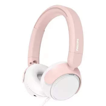 Philips TAK2000PK/00 Rožinės vaikiškos ausinės su garsumo ribotuvu