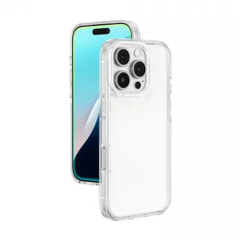 AMAZINGTHING Minimal Case for iPhone 16 Pro - Skaidrus Silikoninis Galinis Dangtelis