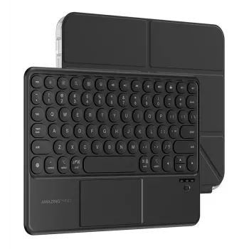 AMAZINGTHING Minimal Case KeyLite Combo klaviatūrinis dėklas, skirtas iPad Air 11 M2/M3/M4 (2024/2025/2026) – juodas