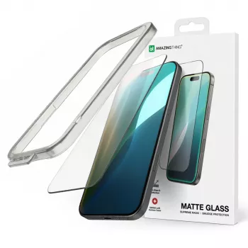 AMAZINGTHING Radix Matte Tempered Glass Screen Protector for Apple iPhone 17 Pro Max