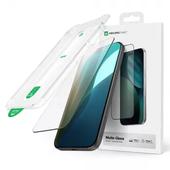 Amazingthing Titan Vision 7 matinis grūdinto stiklo ekrano apsauga, skirta Apple iPhone 17 Pro
