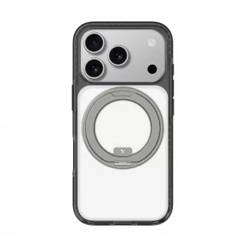 AMAZINGTHING Titan Pro MagSpin Dėklas, skirtas iPhone 17 Pro, suderinamas su MagSafe, Pilka