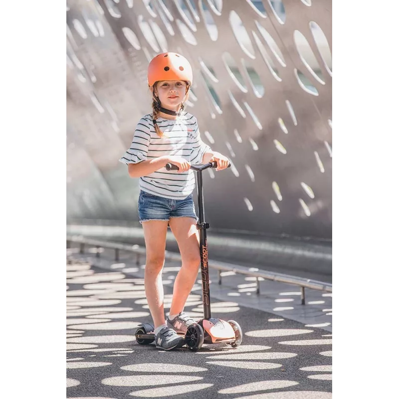 Scoot & Ride Highwaykick 5 LED Peach 3 ratų paspirtukas