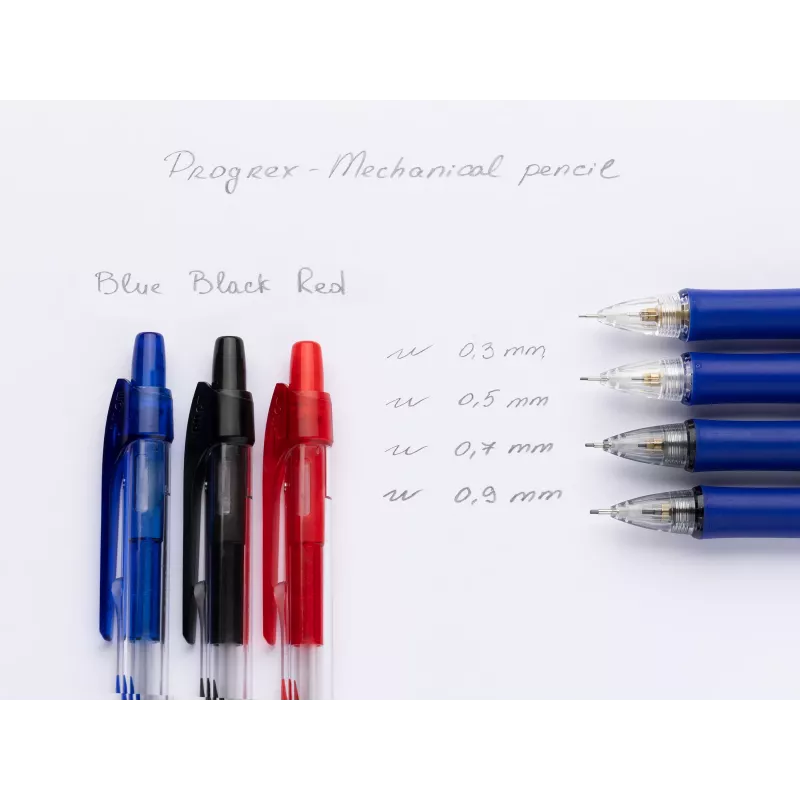 PILOT PEN Progrex BeGreen mechaninis pieštukas raudonas HB 0,5 mm 1 vnt.