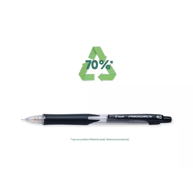 PILOT PEN Progrex BeGreen mechaninis pieštukas raudonas HB 0,5 mm 1 vnt.