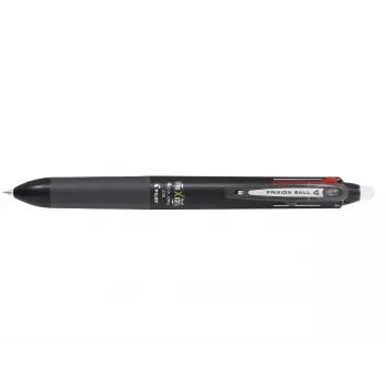 PILOT PEN FriXion Ball 4 4-in-1 trinamasis gelinis rašiklis, juodas korpusas, 0,5 mm itin plonas