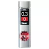 Pentel Ain Stein mechaninio pieštuko šerdelės - B - Pilka - 0,3 mm - 60 mm - 15 vnt.