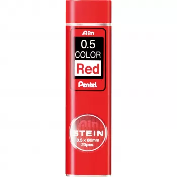 Pentel AIN STEIN Red Mechanical Pencil Lead 0,5 mm Brilliant Color