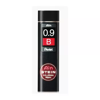Pentel C279-BO Super Hi-Polymer švino šerdys 0,9 mm B juodos 36 vnt. dėžutė