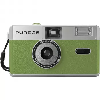 KODAK Pure 35 Green Vienkartinis Fotoaparatas 35mm ISO 400 27 Kadrų Su Blykste