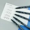 Pentel Pointliner plonasraigis rašiklių rinkinys, juodas