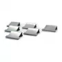Rapesco RC4050SS 4 skylių perforatorius, nerūdijantis plienas, 40 lapų, 50 vienetų, 125 mm, 80 mm