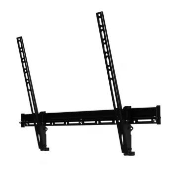B-TECH BTV521 Fiksuotas sieninis laikiklis 32-65 colių ekranams, juodas, 70 kg talpa, VESA 75x75 iki 600x400