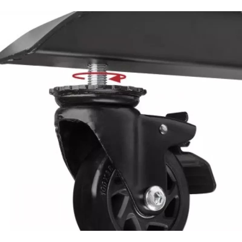 B-TECH System X - 4i Braked Castors for BT8380-BASE - 2vnt Juodi