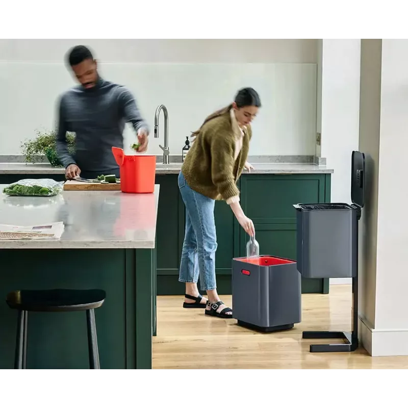 Joseph Joseph Waste Bin Totem 60 L Grey