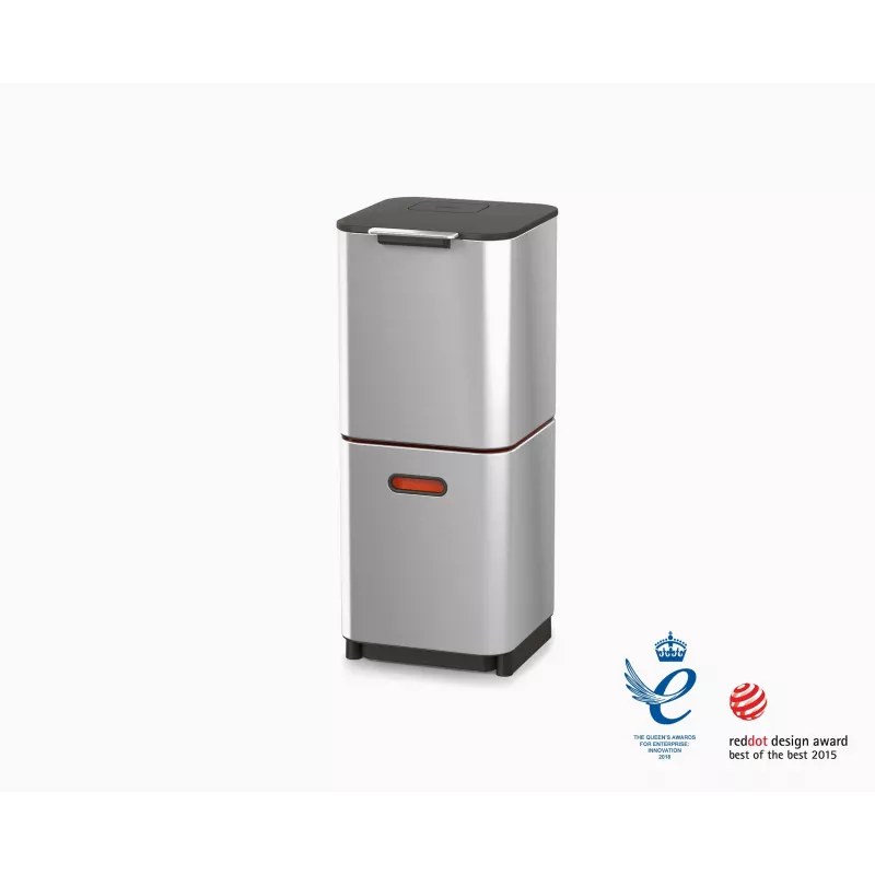 Joseph Joseph Waste Bin Totem 40 L nerūdijančio plieno