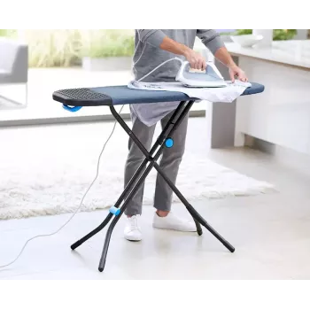 Joseph Joseph Glide Plus 130cm mėlyna lengvai laikoma lyginimo lenta su pažangiu užvalkalu
