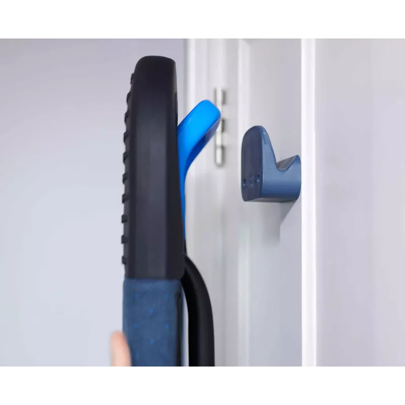 Joseph Joseph Glide Plus 130cm mėlyna lengvai laikoma lyginimo lenta su pažangiu užvalkalu