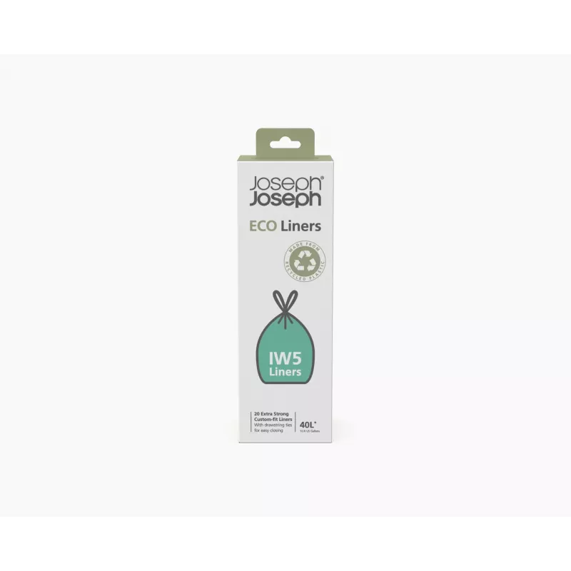 Joseph Joseph IW5 40L pilki perdirbti šiukšlių maišai (20 vnt.)