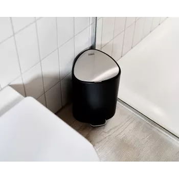 Joseph Joseph EasyStore 5L Matt Black Pedal Bin