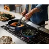 Joseph Joseph Space Fold Handle Ceramic Non-Stick 2-Piece Blue Frying Pan Set