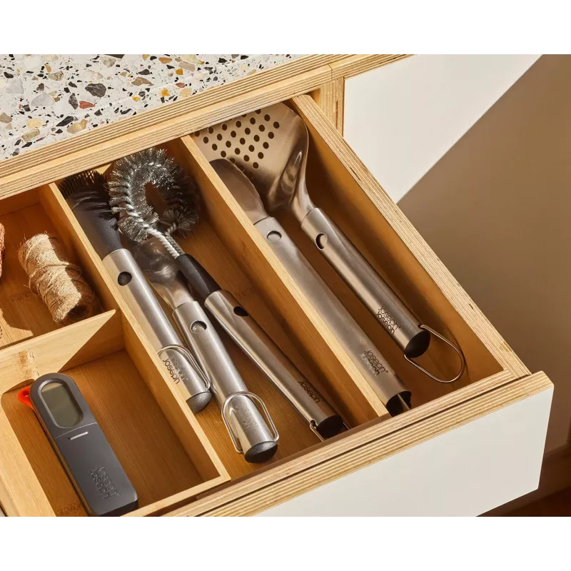 Joseph Joseph GrillOut 4-Piece Stainless Steel BBQ Utensil Set with Storage Case