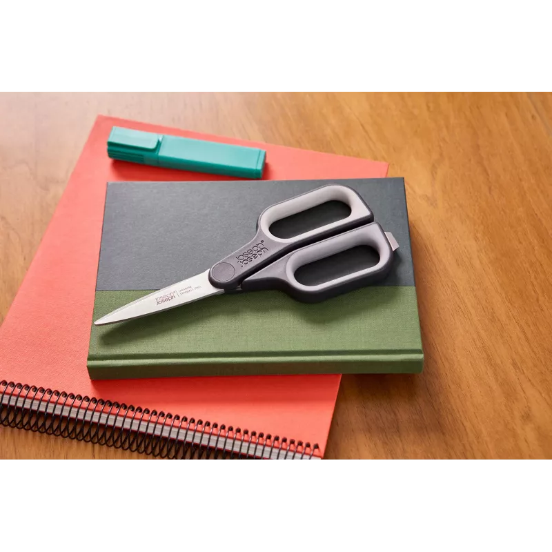 Joseph Joseph PlusCut Grey Scissors with Integrated Box Cutter