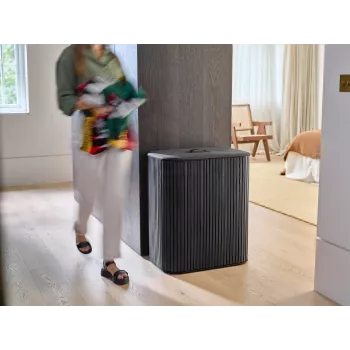 Joseph Joseph Tota Twin Luxe 90L Laundry Sorter Black