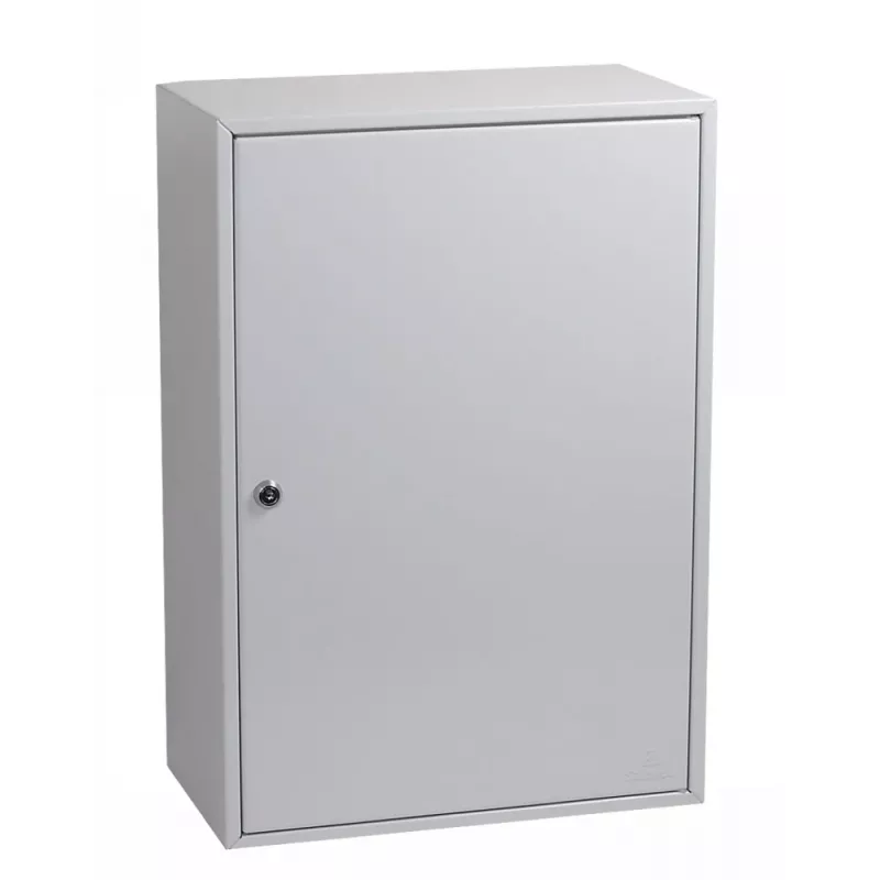 Raktų spinta Phoenix Safe KC0604K – Pilka – 200 kabliukų – raktinis užraktas – 380 x 140 x 550 mm