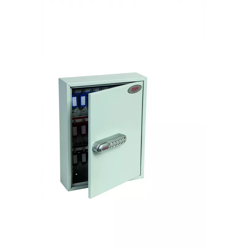 Phoenix Safe KC0601E Raktų spinta – Pilka – 42 kabliukai – Elektrinė spyna – Montuojama ant sienos – 270 x 80 x 350 mm