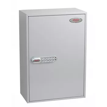 Phoenix Safe KC0605E raktų spinta - pilka - 300 kabliukų - elektroninis užraktas - 380 x 205 x 550 mm