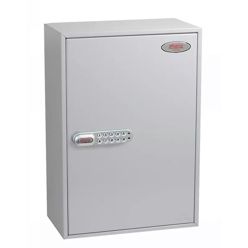 Phoenix Safe KC0605E raktų spinta - pilka - 300 kabliukų - elektroninis užraktas - 380 x 205 x 550 mm