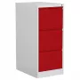 Phoenix Safe Fire Resistant Filing Cabinet 3 Drawers Red