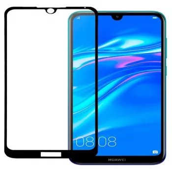 Evelatus Huawei Y5 2019 2.5D Full Cover Japan Glue Glass Anti-Static Screen Protector