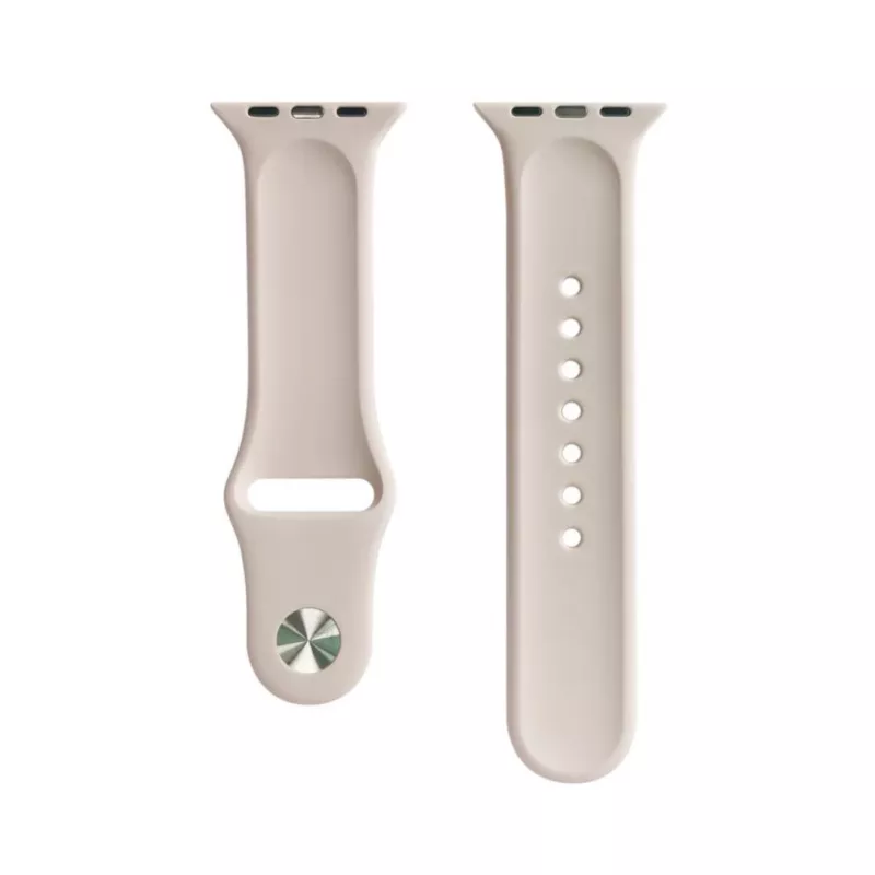 Evelatus Apple Watch 42/44/45mm Silicone Solo Loop Watch Strap (140mm M/L) Pink Sand