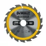 DEWALT pjūklo diskas 190x30mm 18 dantų +20° priekinio kampo su 20mm redukciniu žiedu