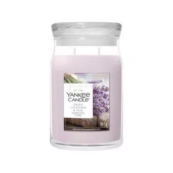 Yankee Candle Signature Dried Lavender & Oak Large Jar Candle 567g
