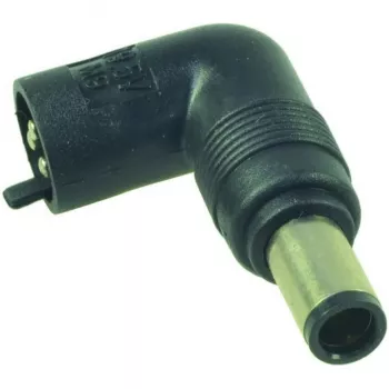 2-POWER TIP6005A Nešiojamojo kompiuterio maitinimo antgalis – 5,5 mm x 2,5 mm nuolatinės srovės cilindrinė jungtis – juoda