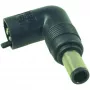 2-POWER TIP6005A Nešiojamojo kompiuterio maitinimo antgalis – 5,5 mm x 2,5 mm nuolatinės srovės cilindrinė jungtis – juoda