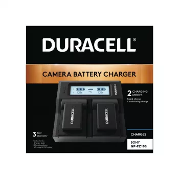 Duracell LED Dual DSLR akumuliatorių įkroviklis