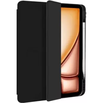 Eiger Folio Case Apple iPad 10.2 colio (7/8/9 karta) - Juoda, sustiprintas magnetinis stovas, laikiklis rašikliui