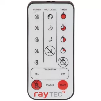 Raytec VAR-RC-V1 nuotolinio valdymo pultas, skirtas VARIO serijos iliuminatoriams – pilka