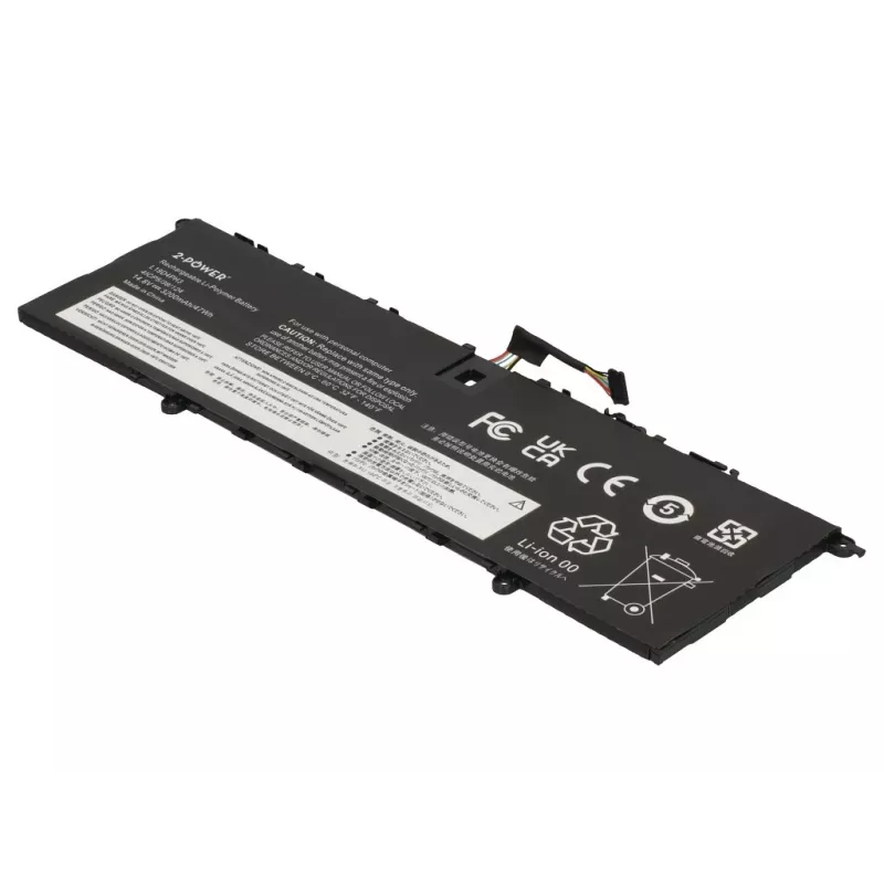 2-Power pagrindinis akumuliatorius, skirtas Lenovo Yoga Slim 7 Pro-14ACH5 O 82N5 - 47 Wh