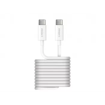 2-POWER 100W USB-C to USB-C laidas 2m Juodas