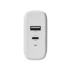2-POWER Sieninis Įkroviklis PD 20W USB-C ir 12W USB-A