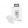 2-POWER Sieninis Įkroviklis PD 20W USB-C ir 12W USB-A