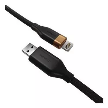 2-Power 2m USB-A to Lightning laidas - Juodas