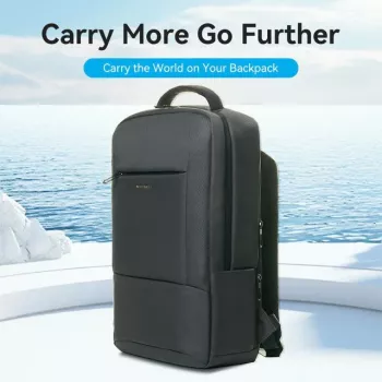 Vention KRSB0 26L vandeniui atspari kuprinė nešiojamam kompiuteriui 17,3 colio tamsiai pilka