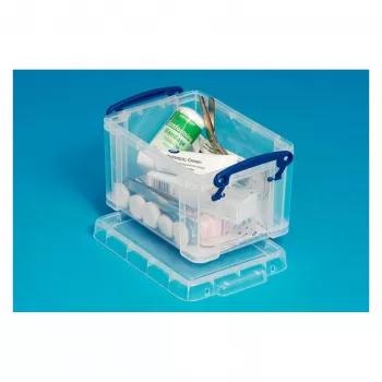 Dėžutė sandėliavimui Really Useful Storage Box 1.6L Skaidri 19,5 x 13,5 x 11,0 cm