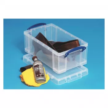Really Useful Boxes 5C Laikymo Dėžė - 5 Litrai, Skaidri, Stačiakampė, Polipropilenas